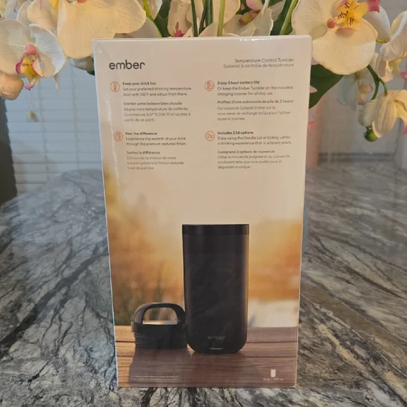 Ember Black Temperature Control Tumbler